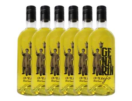 Licor GENARÍN Licor De Ervas Genarín Orujo De Hierbas (0.7 L - 6 unidades)