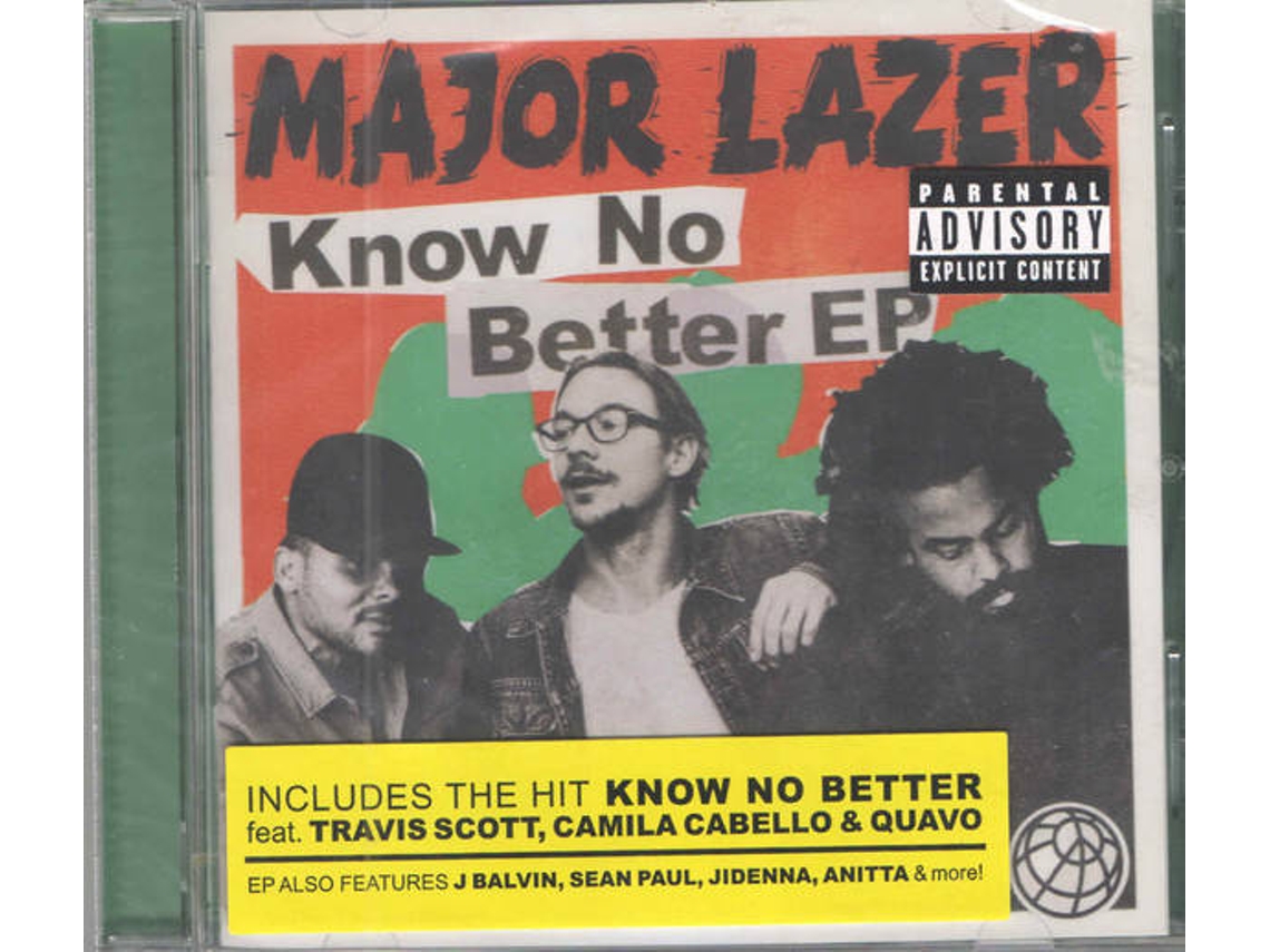 CD Major Lazer - Know No Better EP