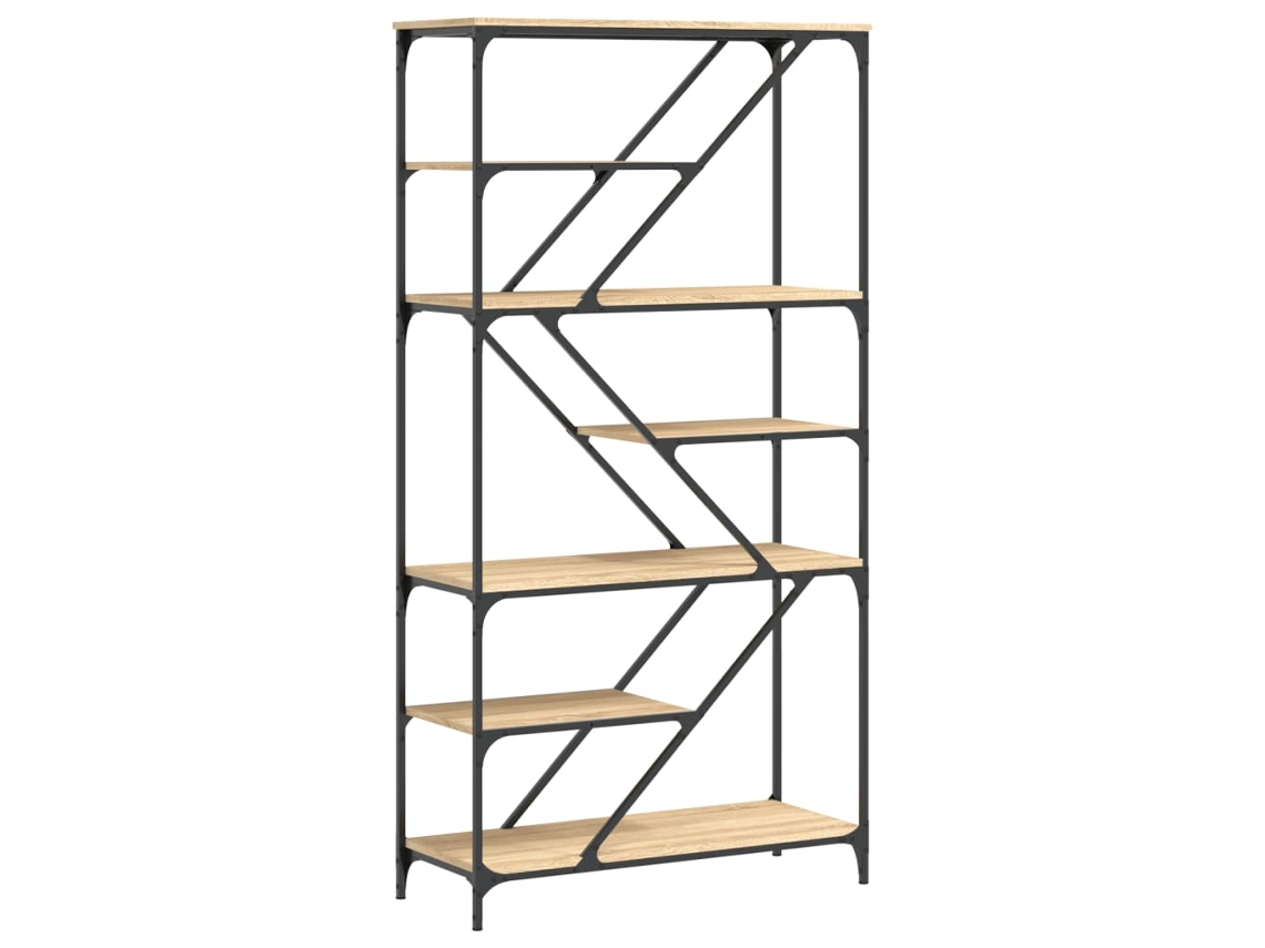 Bookshelf, Bookshelves Vidaxl Marrom Madeira Processada (n/a)