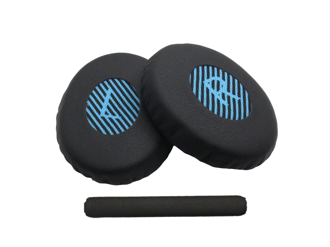Almofadas de Ouvido para Bose Oe2 Oe2I Soundtrue 1 Par Preto