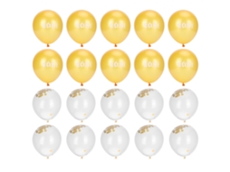 Conjunto de Balões com Lantejoulas Decorativos para Festa de Ano Novo, 2021, Formatura e Natal com S/MARCA