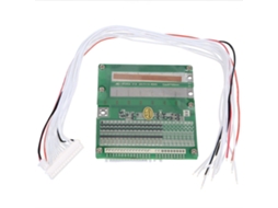 Placa De Proteção Bms Pcb Para Bateria De Lítio 16s 3.7v 40a Com Porta Única E Luz De Equilíbrio