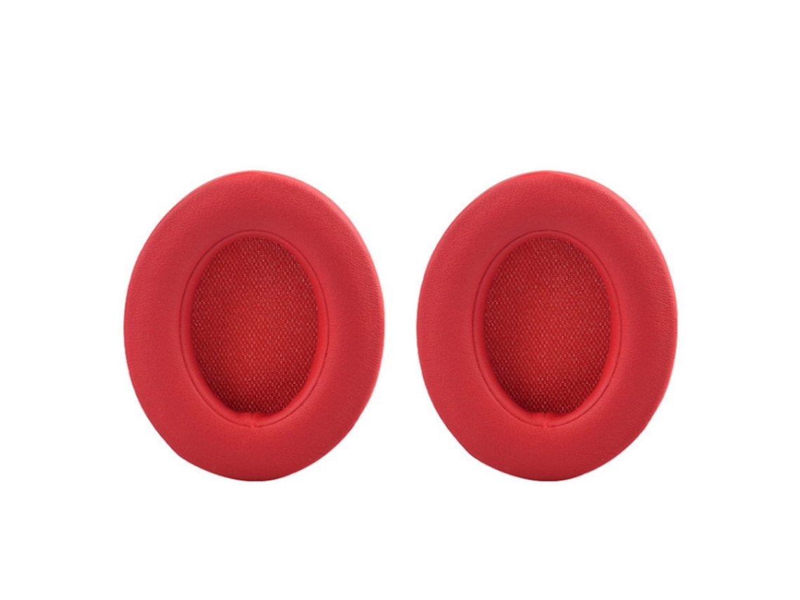 Almofada Para Auscultadores Beats Studio 3 De Orelhas De Esponja Macia Vinho Tinto