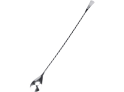 Colher De Bar Em Aço Inoxidável Com Garfo Para Mexer Coquetéis Misturador De Bebidas Mistas Gokoco