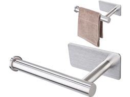 Organizador De Papel Higiênico Com Prateleira E Suporte Para Toalhas