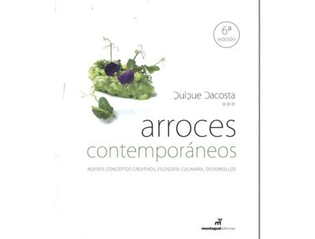 Livro Arroces Contemporaneos de Quique Dacosta (Espanhol)