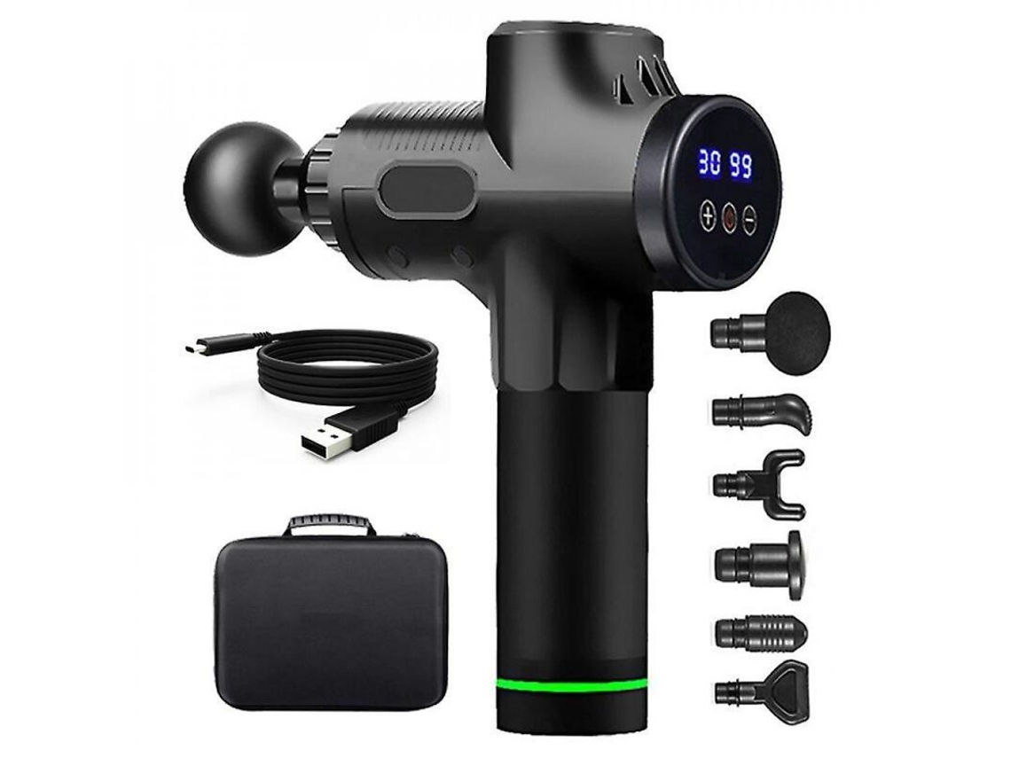 Pistola De Massagem Elétrica Fascial Para Relaxamento Muscular E Alivio De Dor Bos Yj02