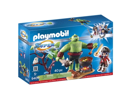 PLAYMOBIL Super 4: Ogre com Ruby (Idade mínima: 5 - 40 Peças)