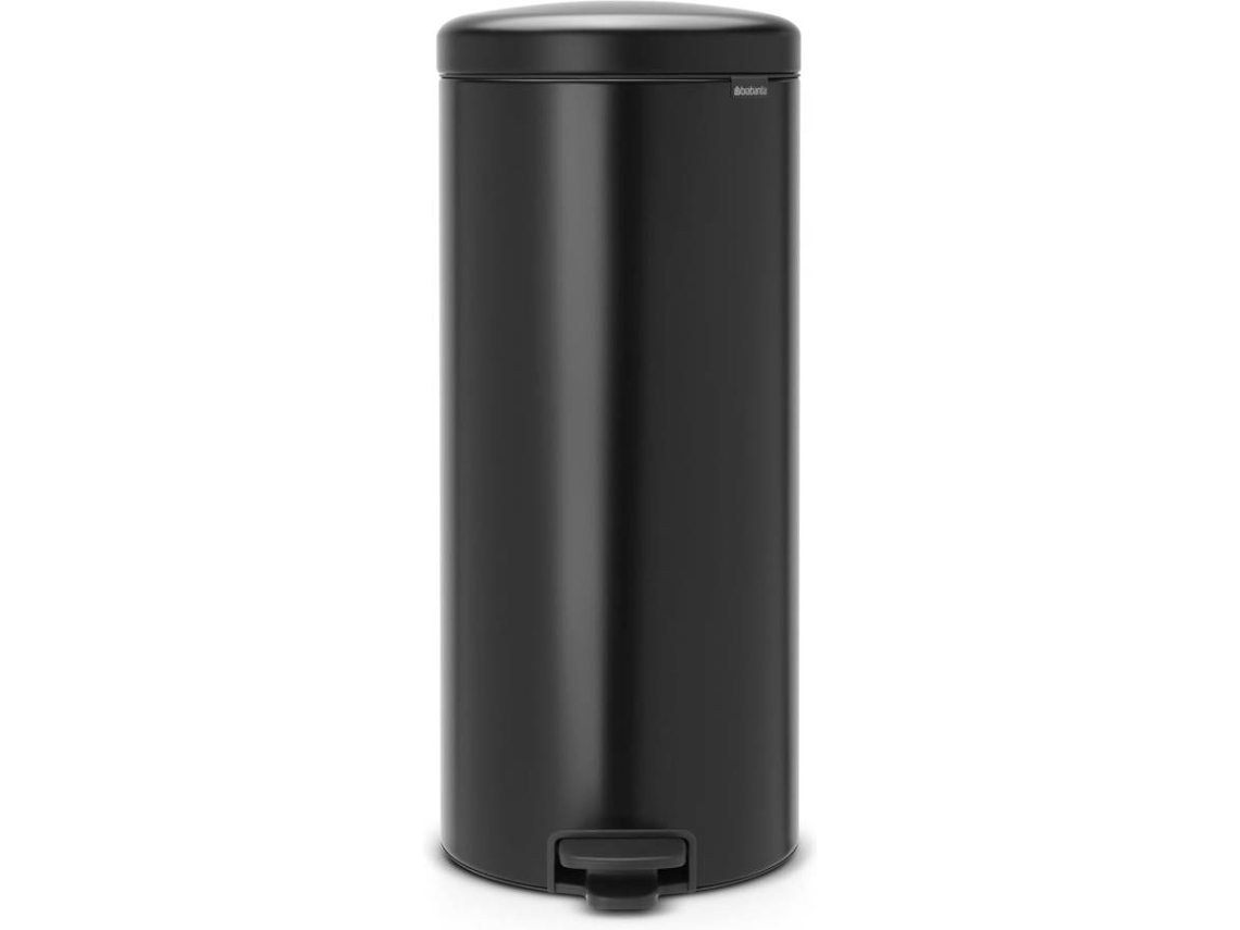 Caixote do Lixo BRABANTIA Pedal New Icon 30 Litros (Preto Mate)