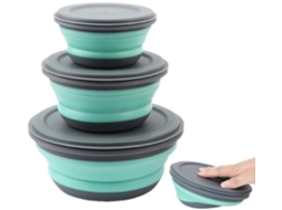 Escolha Segura - Kom - 3 Unidades - Silicone - Portátil - Tampão - Seguro Para Alimentos - Inerte - Escalável