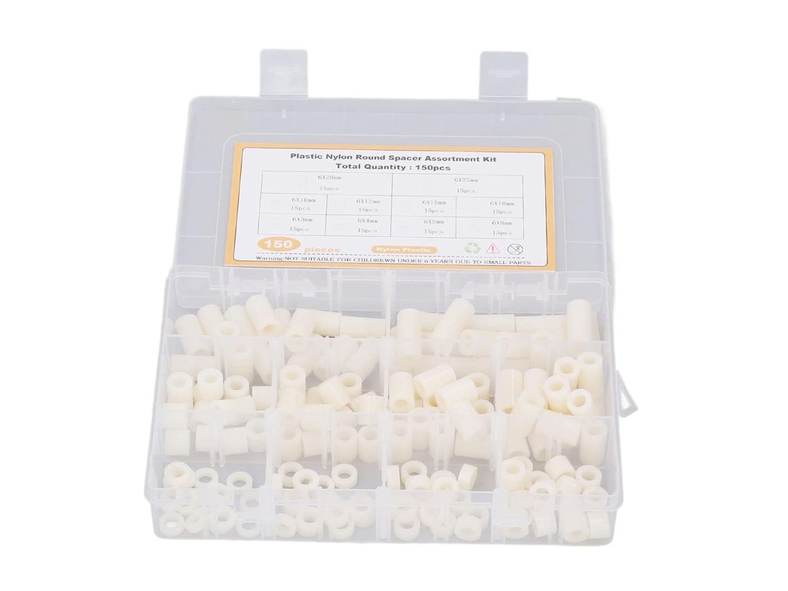 Kit De Espaçadores Nylon Omabeta, Fixação Firme Para Isolamento De Fiação Em Pcb, 150 Peças Para Artesãos E Hobbistas