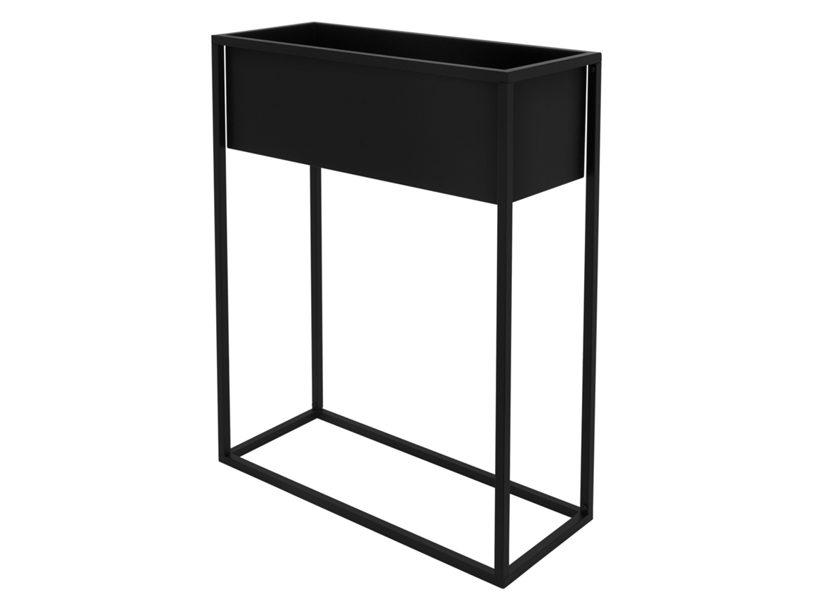 Jardineira De Metal Ml-design, Suporte Elevado Retangular Para Flores E Plantas