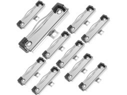 Conjunto de 50 Broches de Metal 10cm Pranchetas, Com Furo Pendurar Metal Resistente Feitos E