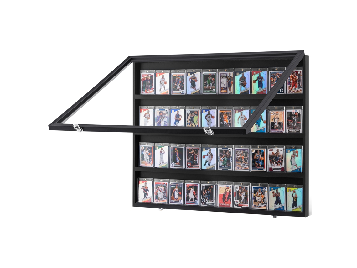 Vitrine de Cartão Esportivo Graduado VEVOR 36 30 5 X 24 3 X 2 1 em 98% de Proteção Uv