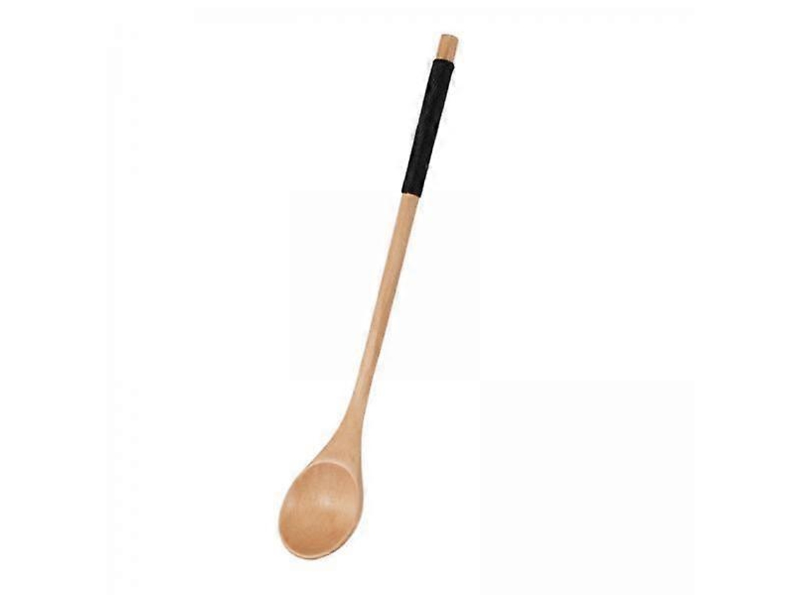4x Long Handle Spoon Tableware Kithchen Tool Dessert Spoon Practical Wooden Tea