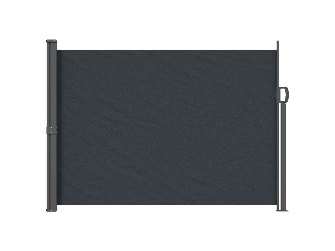 Conjunto 1 Sombra Para Pátio Vidaxl Preto Poliéster (140 X 300 Cm)
