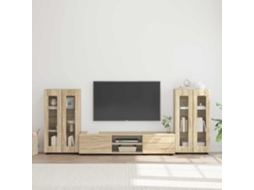 Vidaxl Conjunto De Móvel De Tv Florin 3 Unid. Carvalho Sonoma