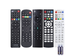 Laxiscreed. Controlo Remoto Universal Para Set-top Box Compatível Com Várias Marcas