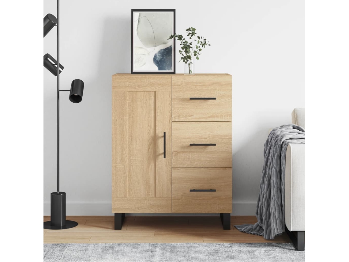 Sideboard, Sideboards Vidaxl Marrom Madeira Processada (n/a)