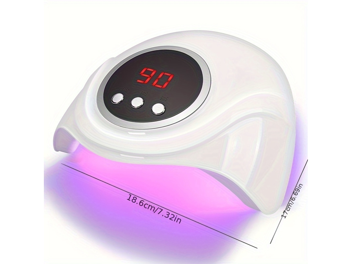 Lâmpada Uv Led Para Unhas Com Sensor Automático Elysve