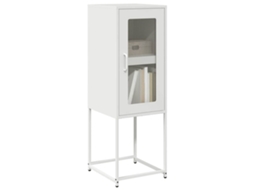 Vidaxl Aparador 36x39x107 Cm Aço Laminado A Frio Branco