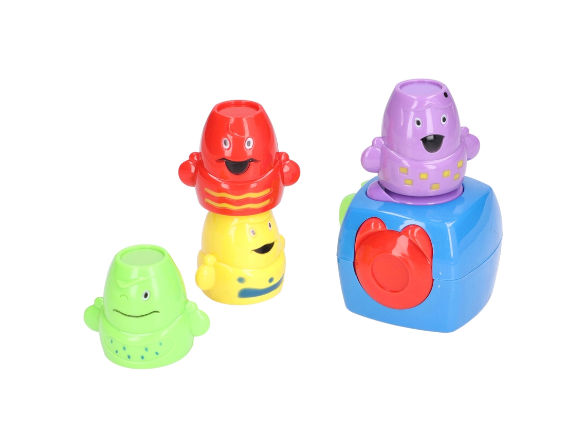 Blocos Magnéticos Coloridos De Empilhamento Para Bebês Brinquedo Educativo Diy Infantil