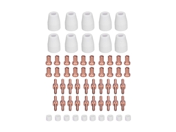 Kit De Consumíveis Para Tocha De Corte A Plasma: Eléctrodo, Ponta E Bocal Pt‑3160pcs
