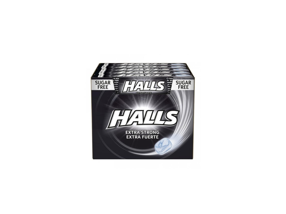 Halls Black Extra Strong 32 G Pack 20 X 32 G