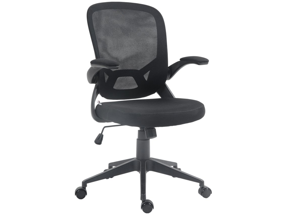 Cadeira de Escritório Giratória BTFORUS Ergonômica com Altura Ajustável, Tecido de Rede, preta