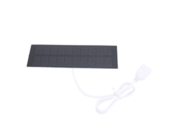 Carregador solar portátil Primerox 1W, 5V, para luz e ventilador