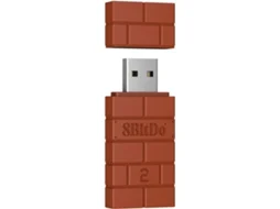 Adaptador 8BITDO USB Wireless (Multiplataforma - Castanho)