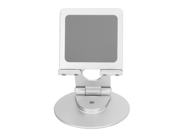 Suporte Dobrável Para Celular Com Rotação De 360 ​​graus, Altura Ajustável, Em Alumínio, Para Mesa E Com Base Estável, Ideal Para Laptops De Até 17,3