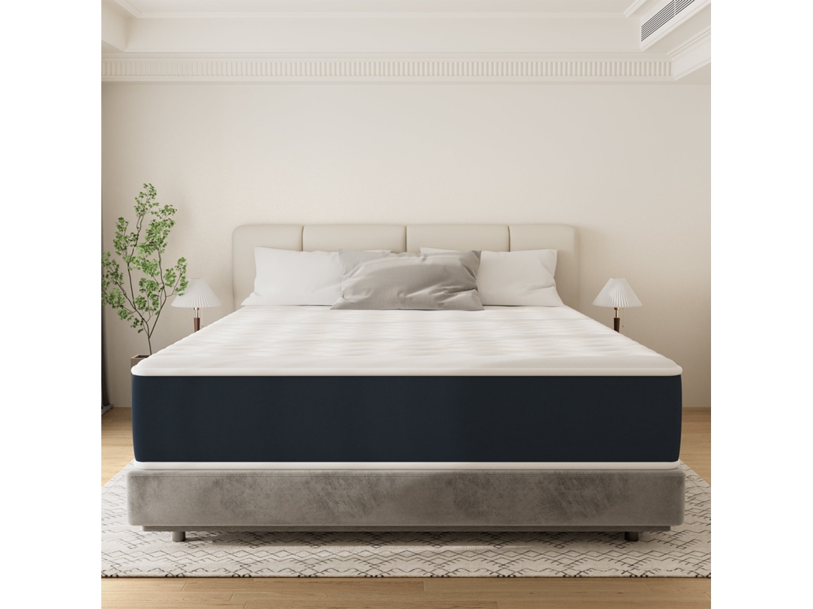 Colchão Mousse 140x200, 32 Cm Colchão En Mousse, Advanced Sleep Care, Respirant, Zone 7, Réversible Des Deux Côtés