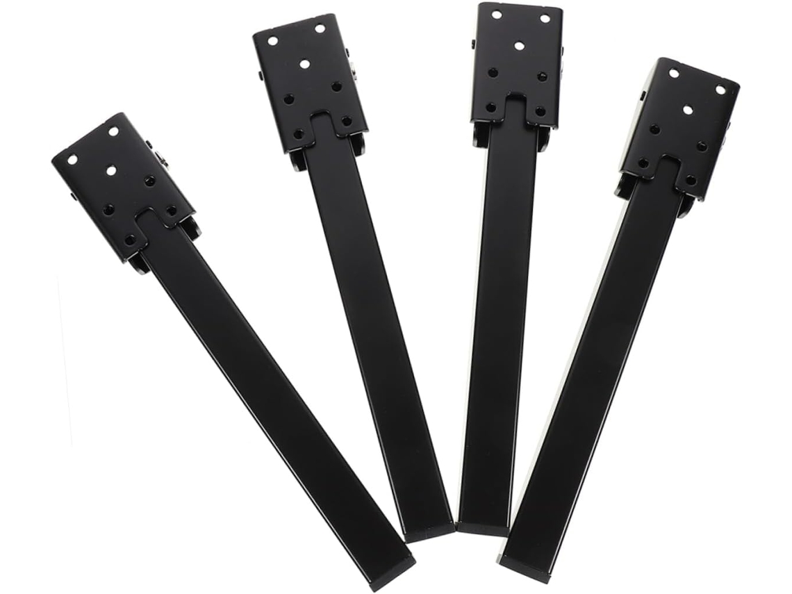 Pés De Mesa Dobráveis Quadrados, Conjunto De 4 Peças