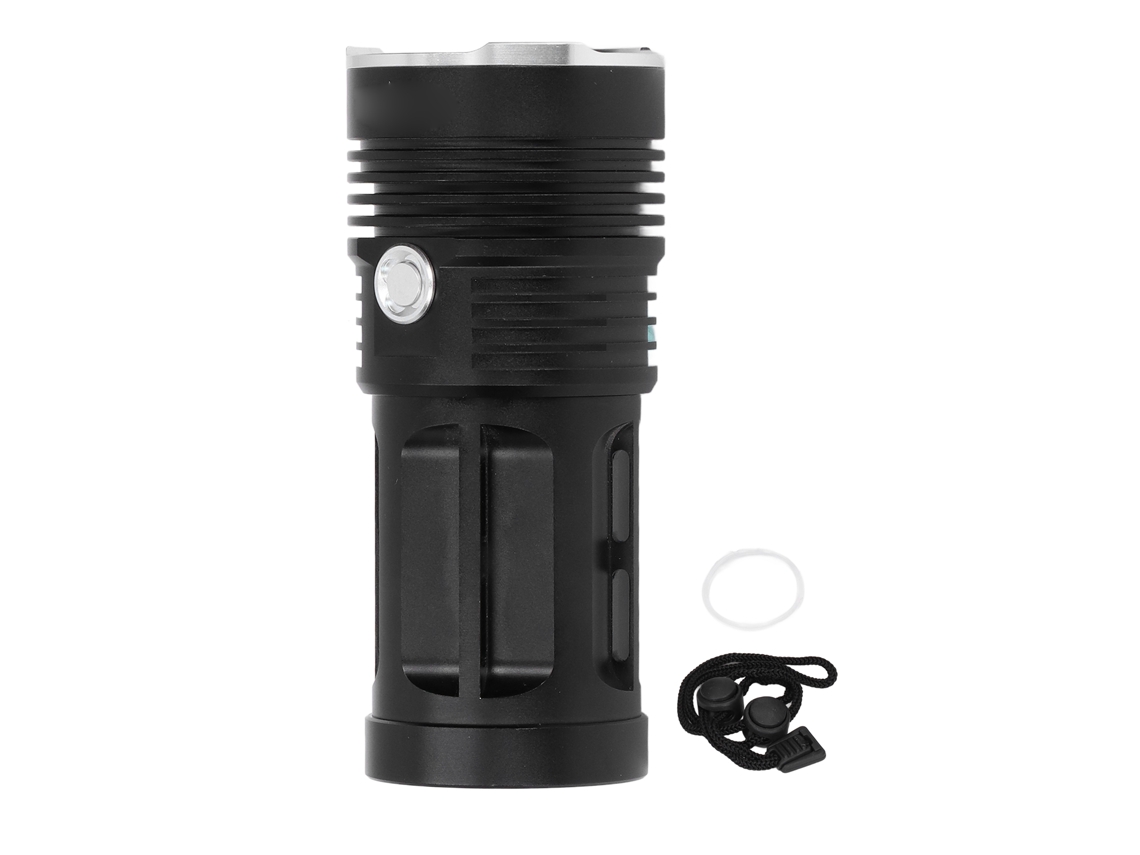 Lanterna LED 2026 de 10000lm, resistente à água, leve e portátil, com longo alcance, ideal para camping e atividades ao ar livre.
