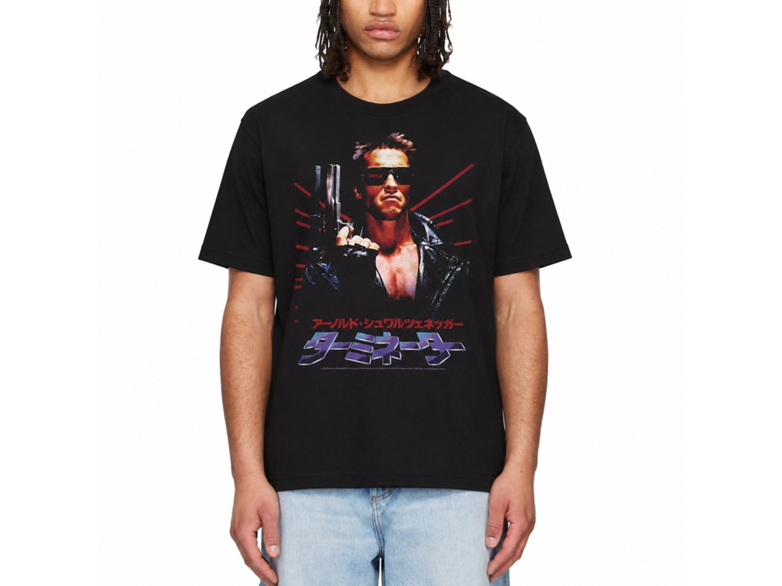Rockinstone Terminator Schwapan Black Adult T-shirt Size:xl