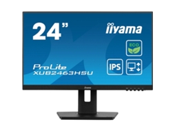 Monitor IIYAMA XUB2463HSU-B1 (Preto - Full HD - LED - IPS - AMD FreeSync - Flicker free - 24" - 3 ms)