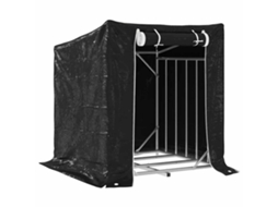 Maison Exclusive - Rack De Lenha Com Tampa De Chuva 101x61x110,5cm Aço Galvanizado