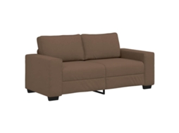 Sofá de 2 Lugares Marrom 180x77x82 Cm em Tecido MAISON EXCLUSIVE