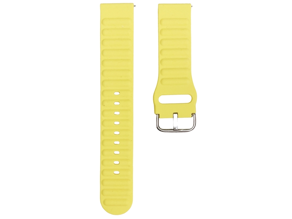Pulseira de relógio inteligente universal de silicone de 22 mm YUYSAN preta