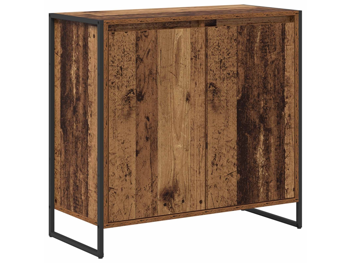 Armário Lateral Madeira Antiga 79 X 36 X 75 Cm MAISON EXCLUSIVE