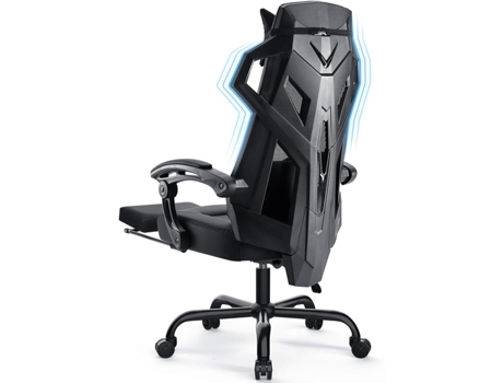 Cadeira GTPLAYER Ergonômica de Escritório, Cadeira de Escritório Gaming, Preto