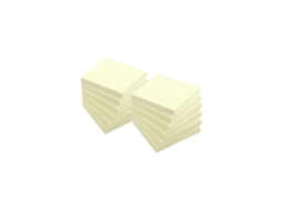 Notas Lyreco Reciclado 76x76mm Amarelo 12/ Fp BRILVIBERA