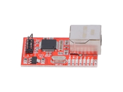 Módulo Ethernet W5100 com Placa de Construção para Red e Componentes