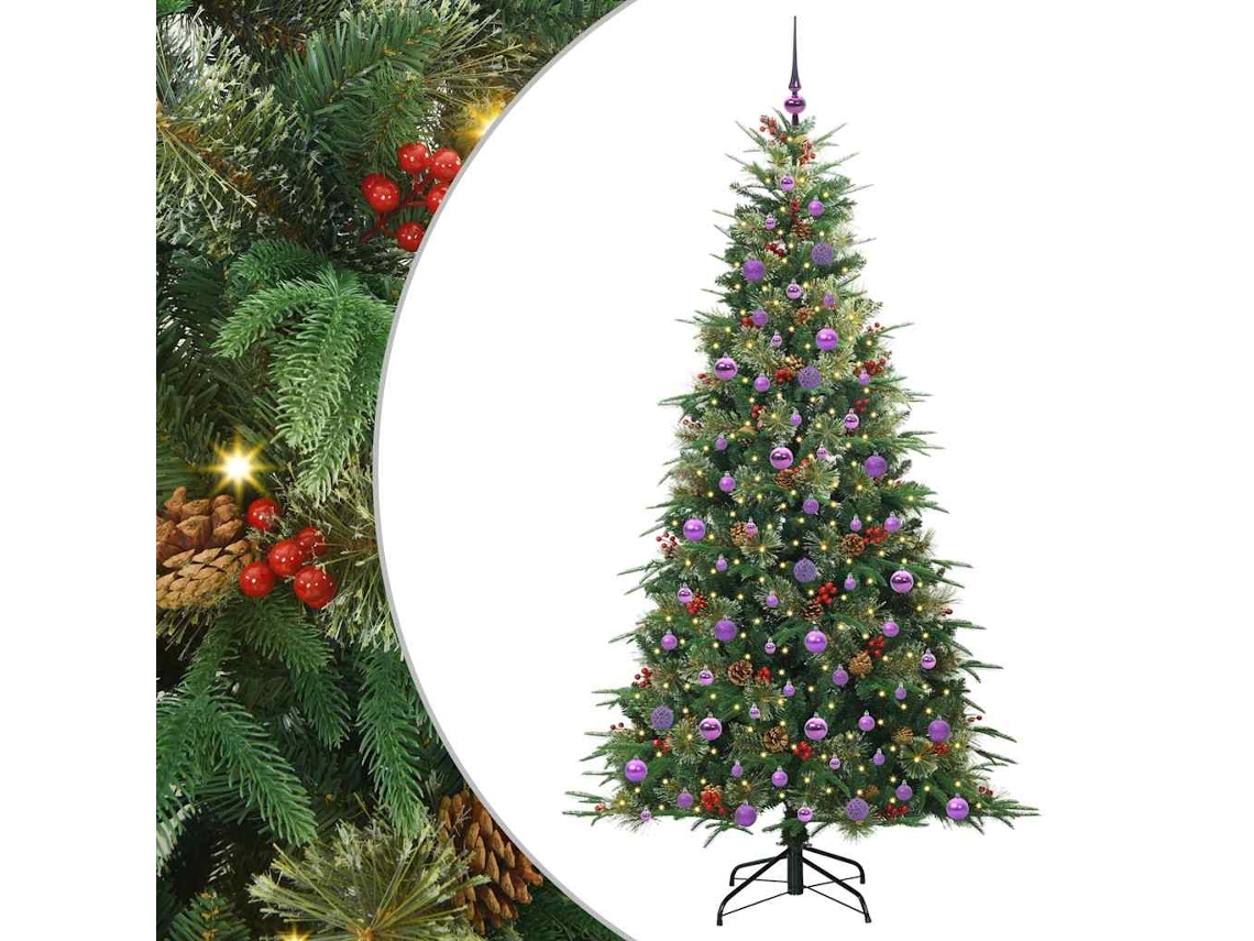 Decoração De Natal Vidaxl Verde Plástico (210 Cm)