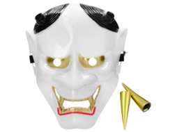 Máscara Branca Horrível Halloween Cosplay E Decoração