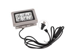 Lâmpada de Cura Uv 405nm 6w para Resina 3d, Ip65, Rápida, Alumínio, Portátil, Us Plug | S/MARCA