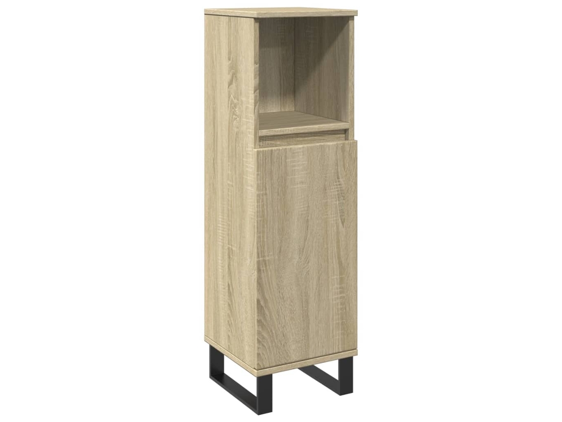 Bathroom Cabinet, Bathroom Cabinets Vidaxl Marrom Madeira Processada (n/a)
