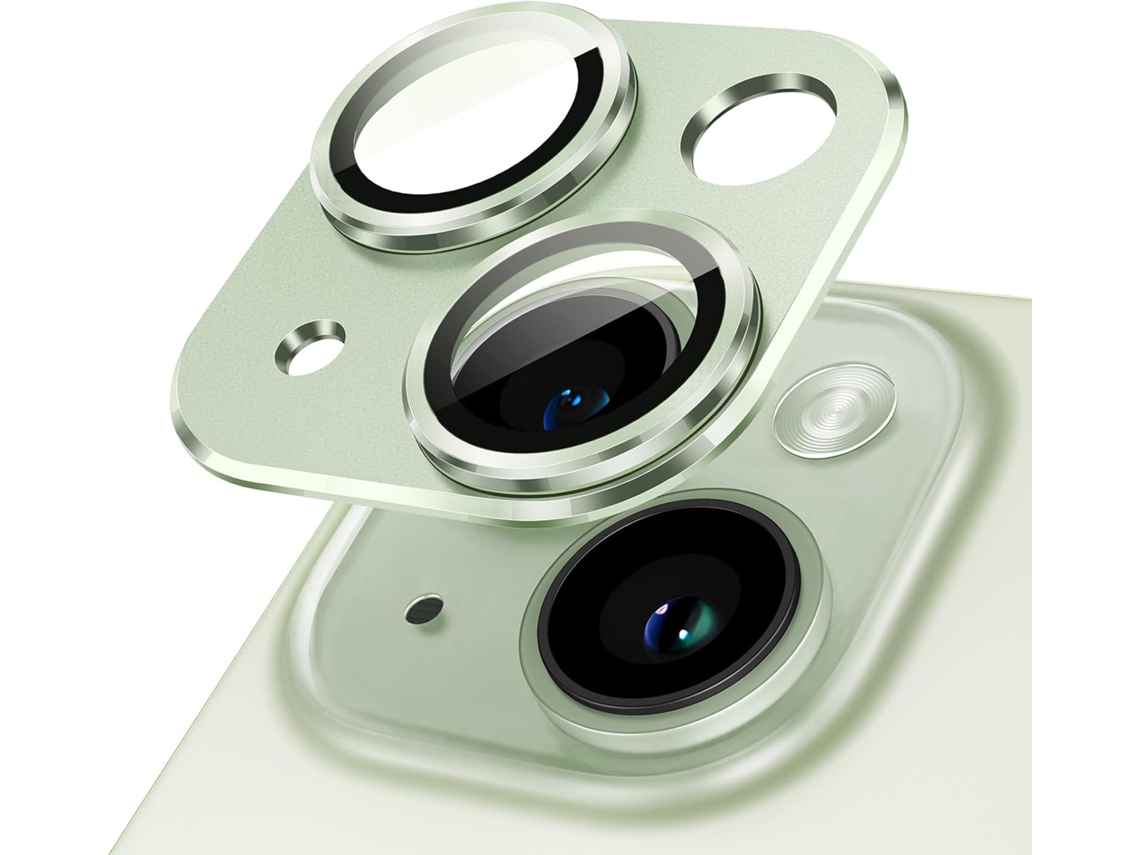 Película Yuysan Para Iphone15/15plus, Vidro Temperado + Liga（verde）
