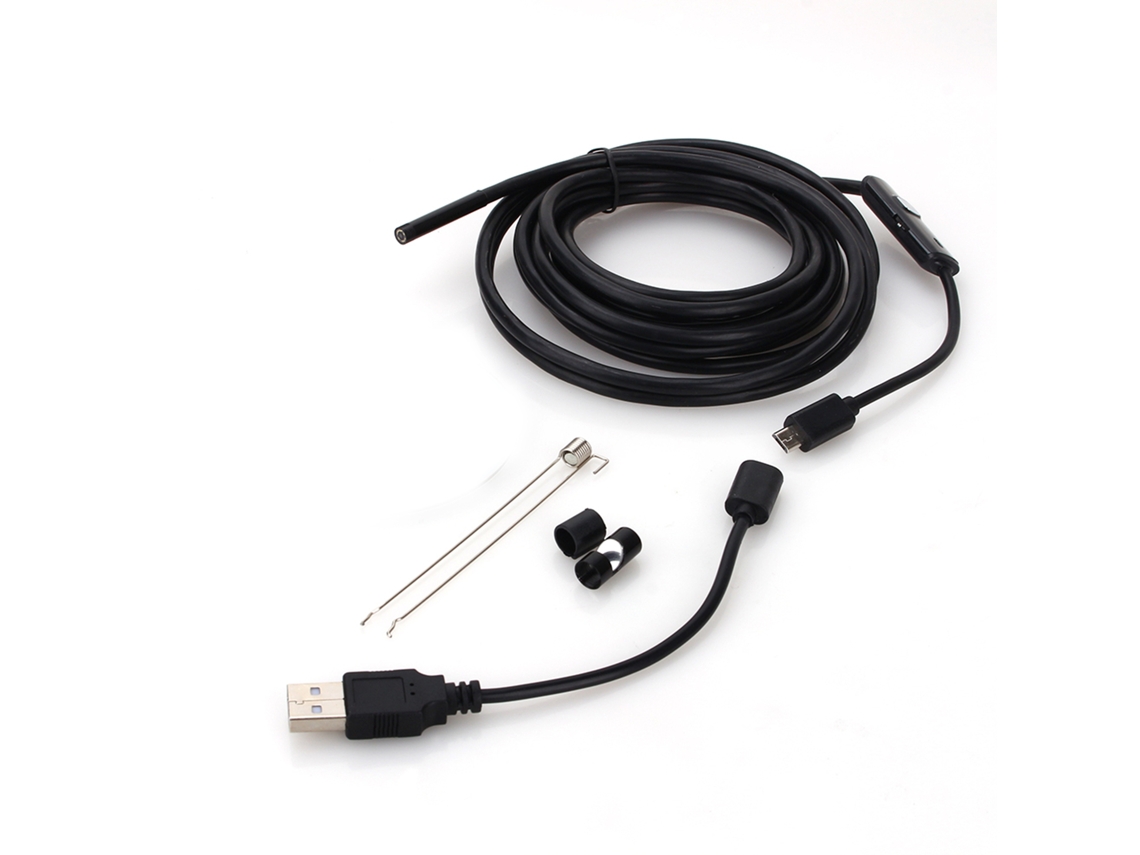 Raum-endoscópio Hd De 3,5m E 5,5mm Câmera De Inspeção Borescope Para Celular E Computador